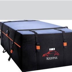 RoofPax 23 cft. Extra Waterproof Rooftop Cargo Carrier Bag, Double Weatherproof