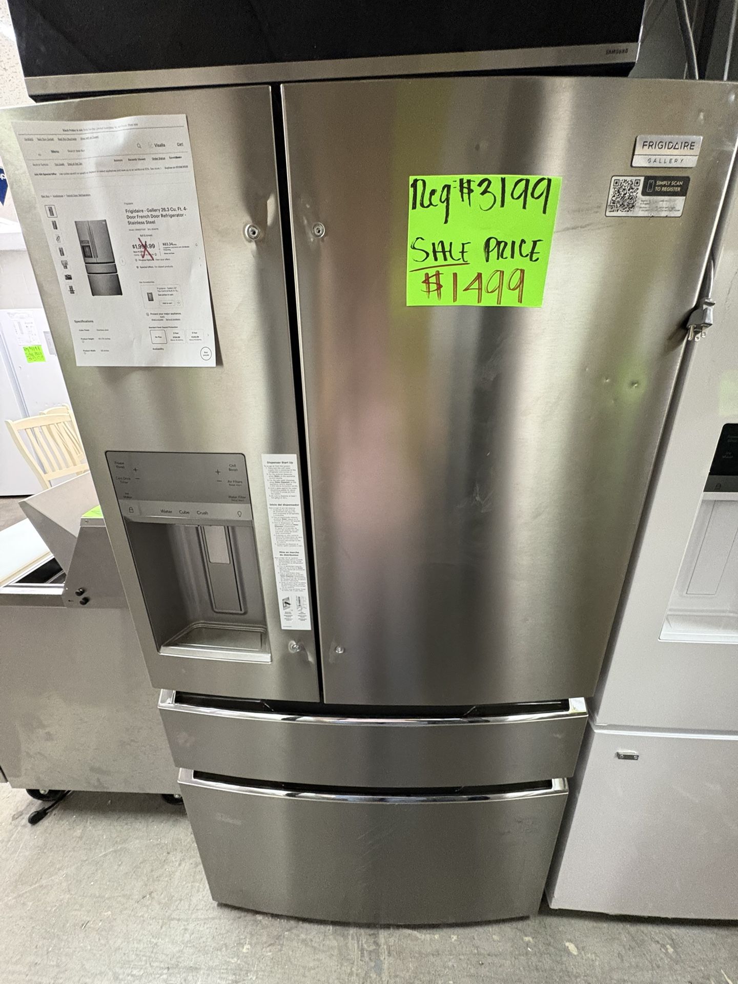 Frigidaire Refrigerator On Sale