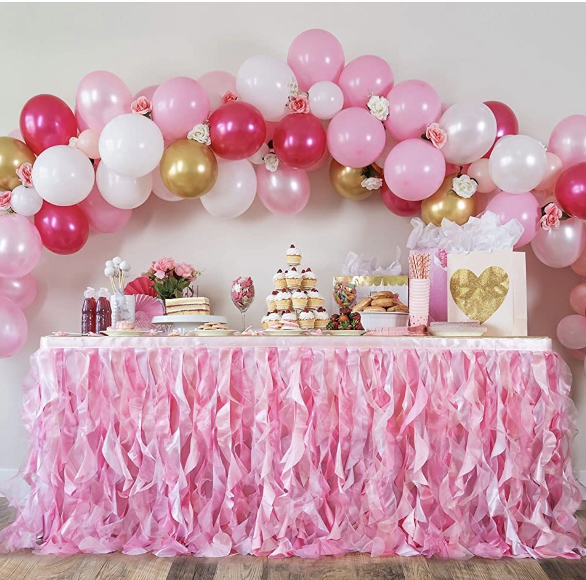 Pink Tutu Table Skirt