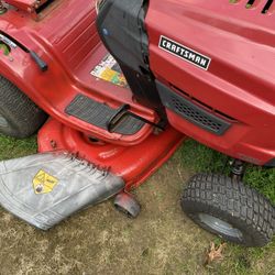 2015 Craftsman 46 Inch Lawn Tractor Starts And Runs Good 