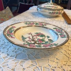 Indian Tree lipped soup bowl made in England (  7 of these available)