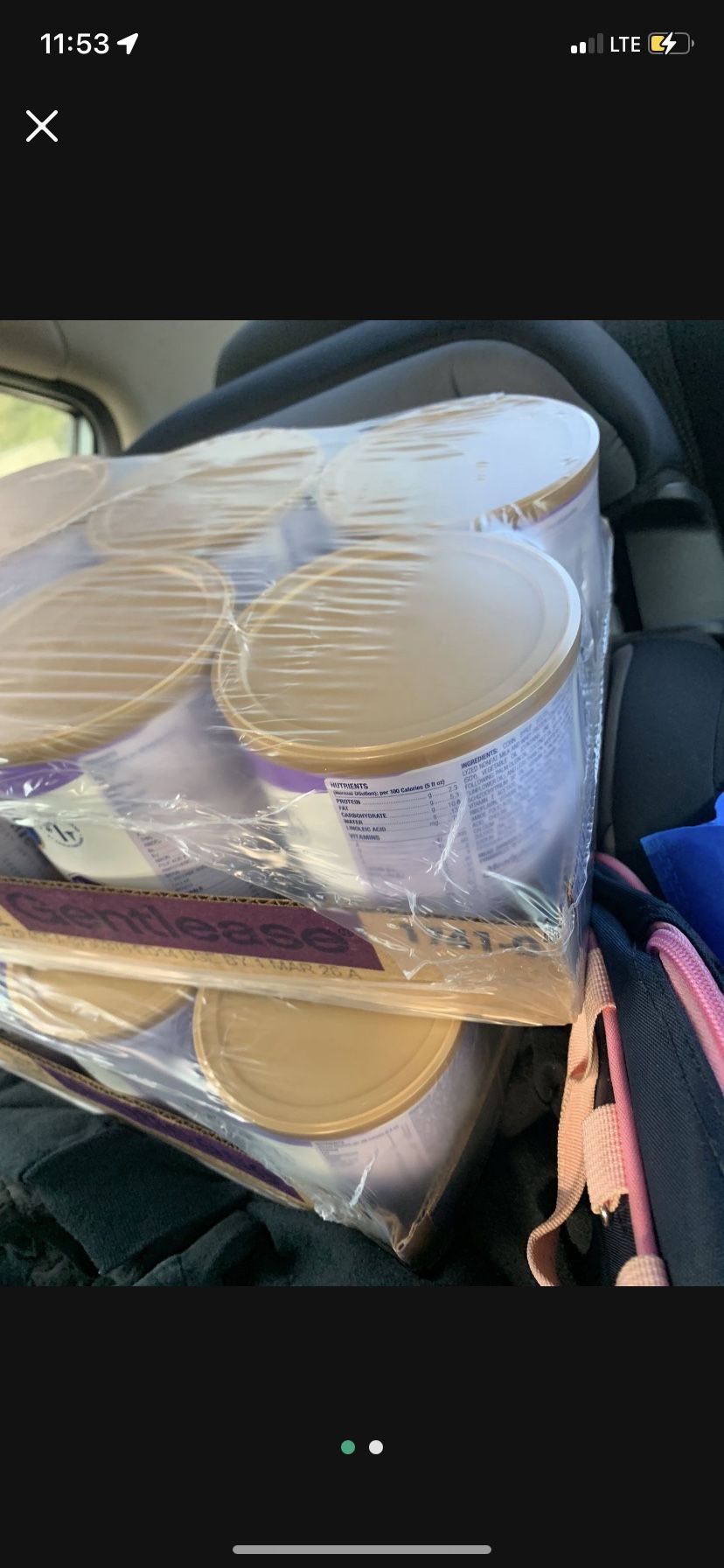 Enfamil Yellow And Purple Cans
