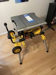 Dewalt 8.5” Table Saw With Extras