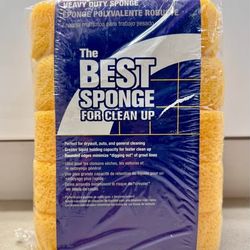 5 pack Extra Large 7-1/2 in. D x 5-1/2 in. W Polyurethane Sponge for Grouting, Cleaning and Washing