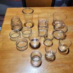 Glass ware 14 Piezas