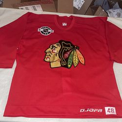 Nwt Authentic 48 Jofa Chicago Blackhawks Practice Jersey Red Clean New