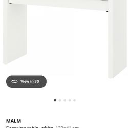 Ikea Malm Desk Vanity-90% Off