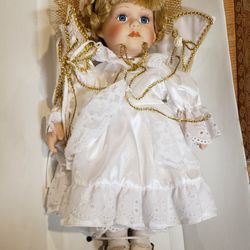 Vintage Porcilain Angle Doll