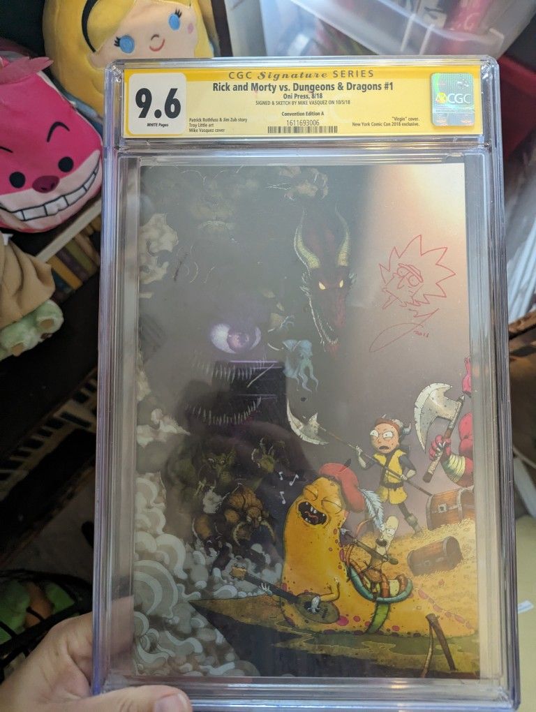 Rick & Morty DND Autograph Comic