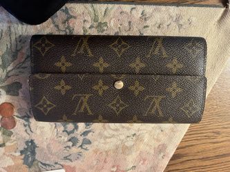 Louis Vuitton Porte Monnaie Monogram Pochette Credit Long Wallet (M61725)
