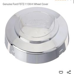 Ford Hub. Cap Cover Center Chrome