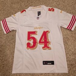 Fred Warner San Francisco 49ers White Rivals Jersey Sizes M-XXXL