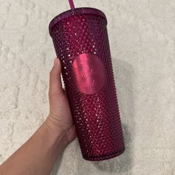 Starbucks Pink Bling Berry Venti Tumbler