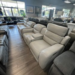 2pc Power Reclining Waterproof Sofa & Love Seat