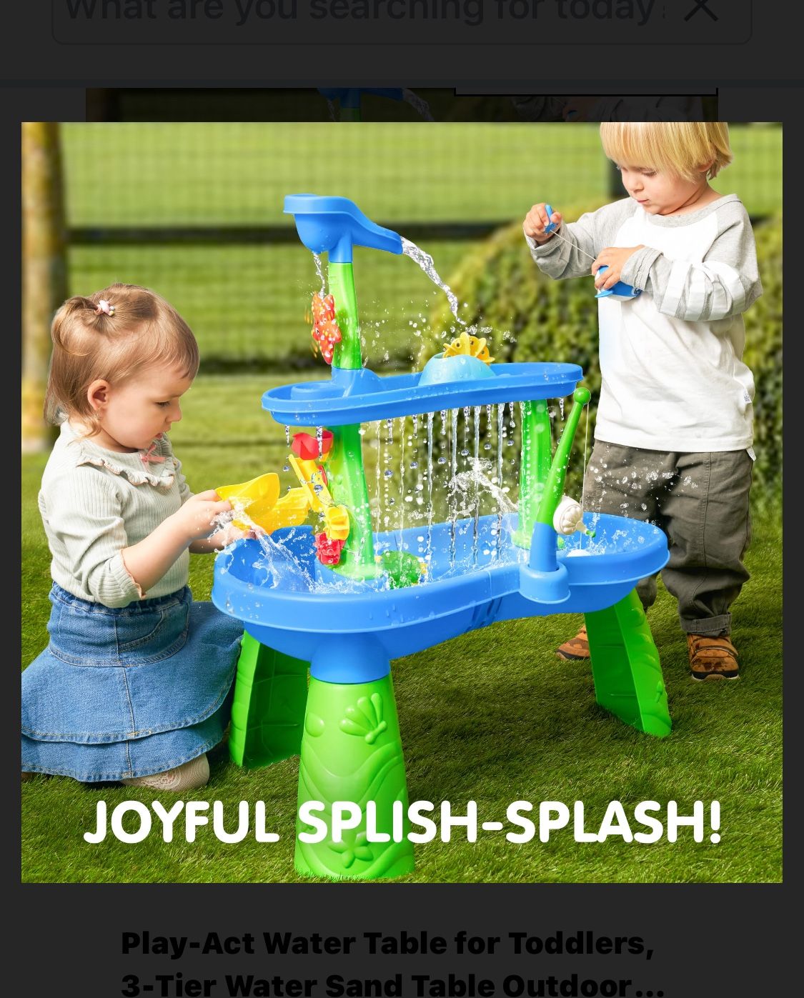 Play-Act New Splash & Scalp Water/Sand Table(18 Pcs)