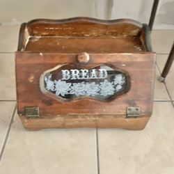 Vintage Wooden Bread Box