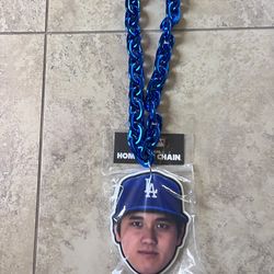 Brand New Shohei Ohtani Blue Foam Face Chain