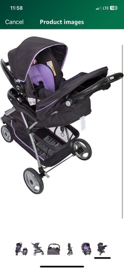 Car Seat With Purple Butterfly’s