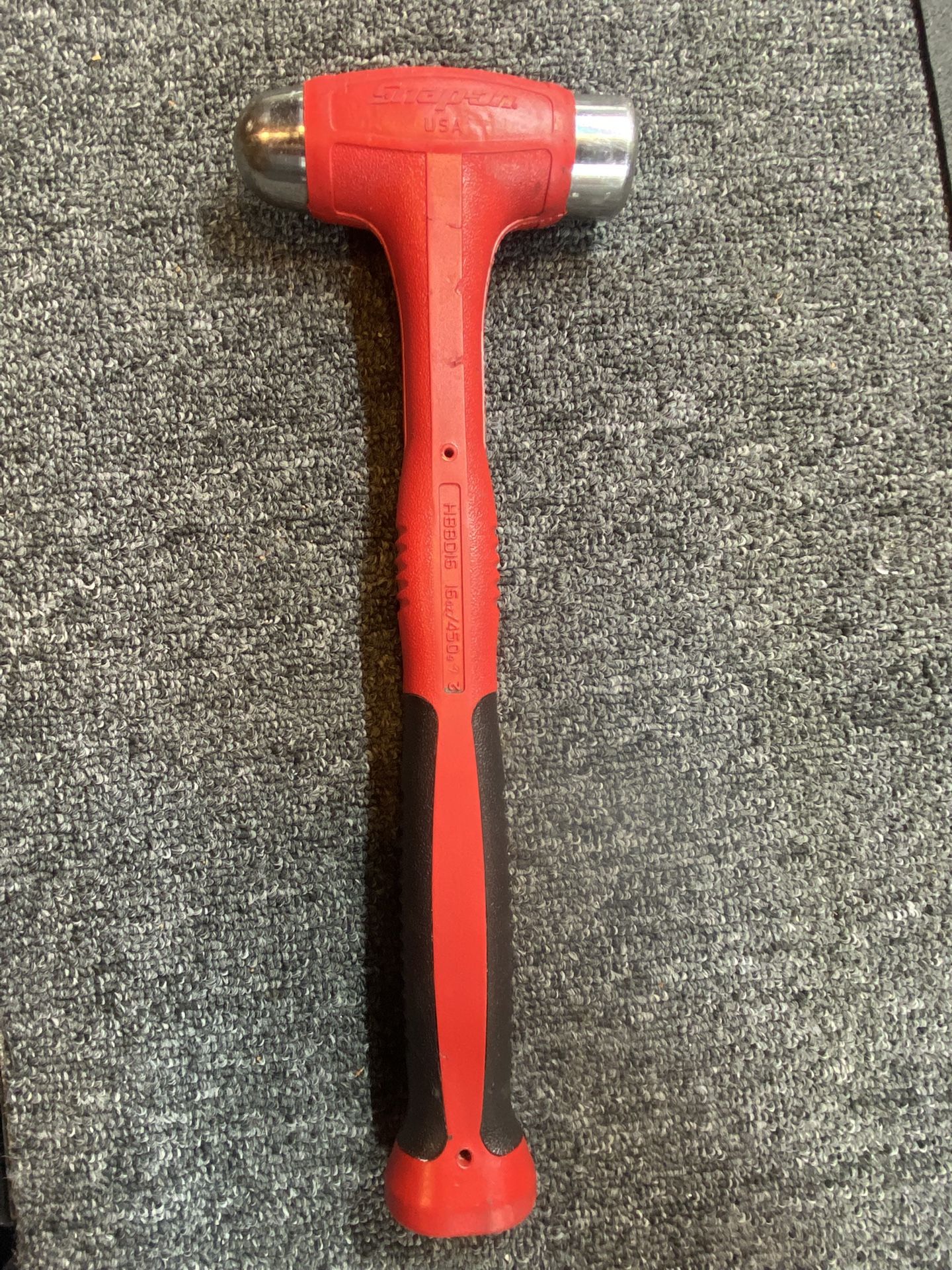 Used Snap On 16 oz Ball Peen Soft Grip Dead Blow Hammer