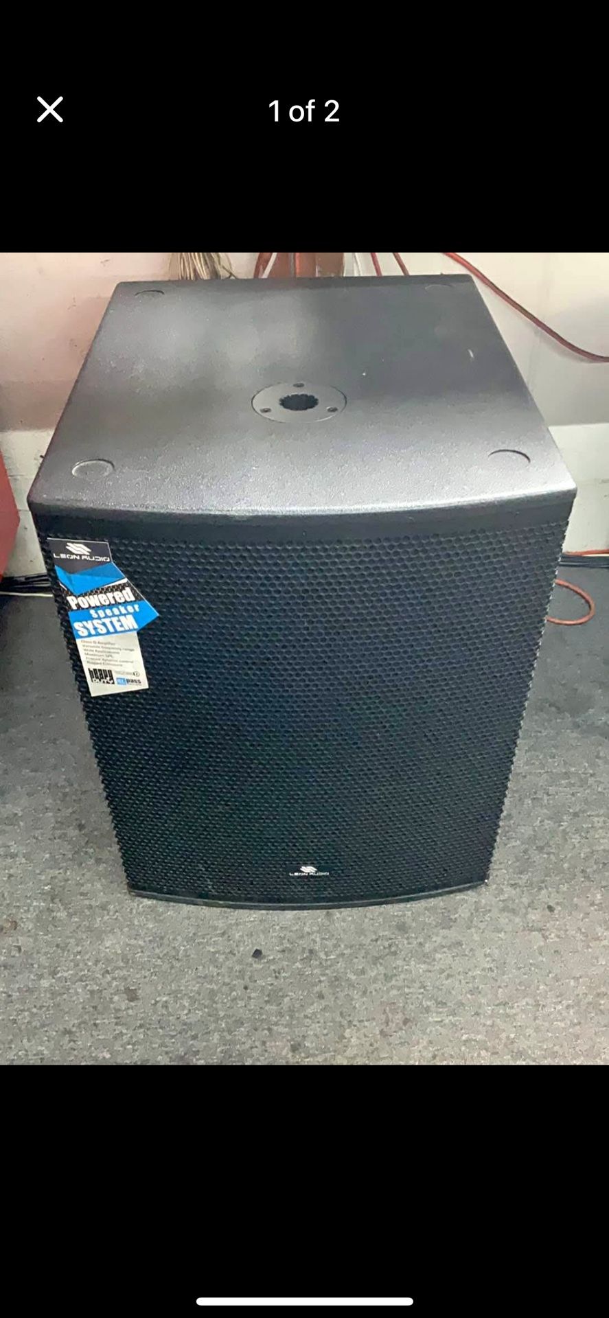 Dj Subwoofer 18”amplified