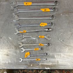 Snap On Wrench Misc Sizes (Metric and Standard)