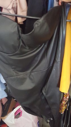 Faux Leather Bodysuit