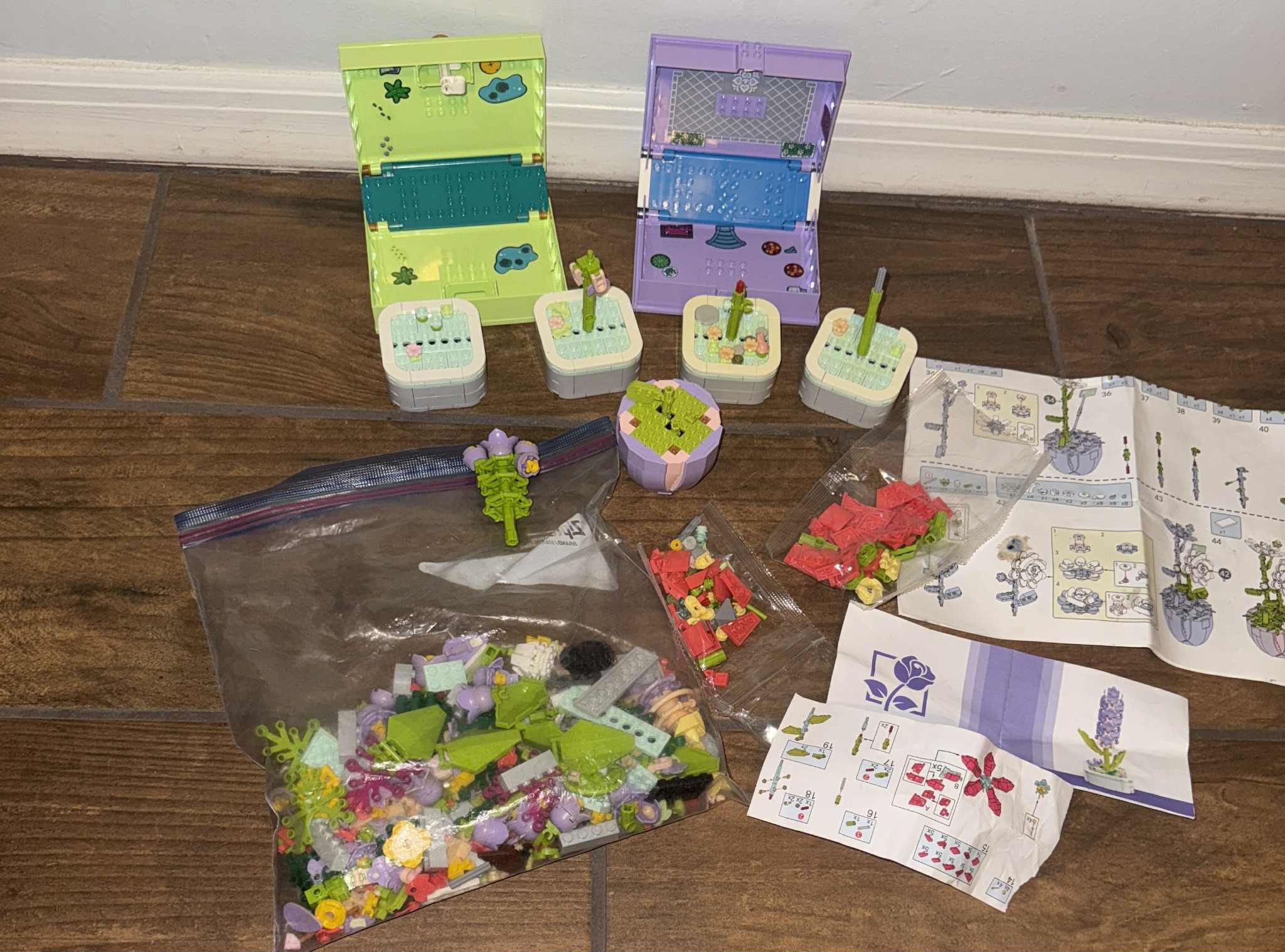 Lego friends flowers and plants
