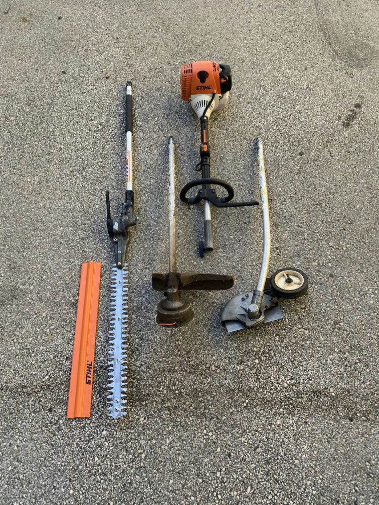 Stihl kombi system KM110R trimmer edger weed eater