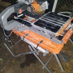 Rigid 10in Wet Tile Saw