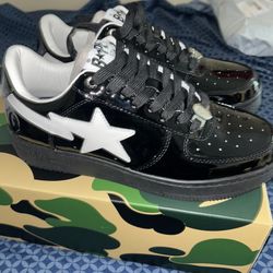BAPE STA #1 Men’s Size 9 Black & White
