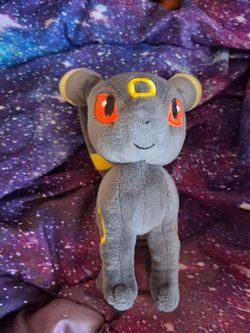 Umbreon Pokemon Center 2018 Plush 8" Stuffed Toy Nintendo Game Freak