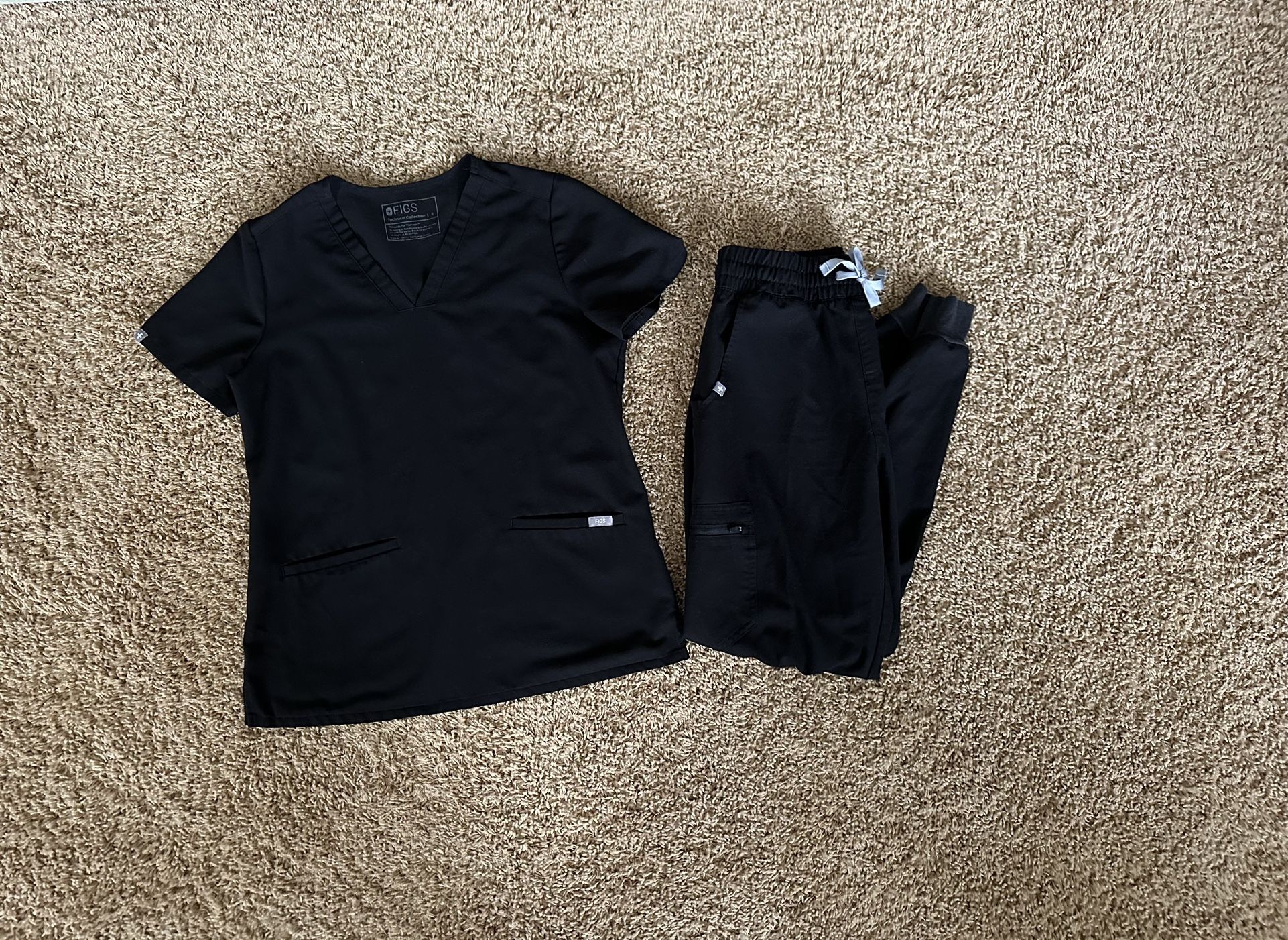 Figs Black Scrub Set Small Petite