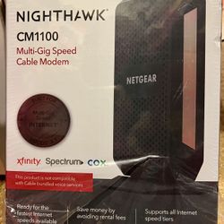 NETGEAR NIGHTHAWK CM1100 + DST Adapter