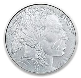20x 1oz Silver Buffalo Rounds, Full Tube .999 fine silver