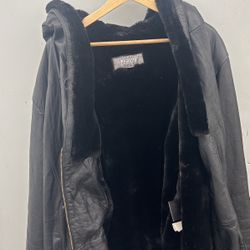 Wilsons Leather Jacket 2X Size Genuine Leather