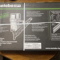 Metabo HPT 3-1/4-in 21-Degree Pneumatic Roundhead Framing Nailer