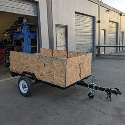 4x6 Big Tex Flat Bed Utility Trailer Atv Motorcycle Landscape Gear & Toy Hauler