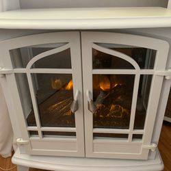 Beautiful Fireplace Heater - White