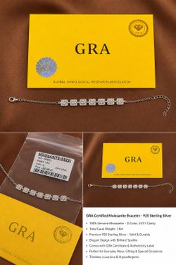 Certified Custom 2ct Brilliant Lab Grown Diamond Bracelet - 925 Sterling Silver