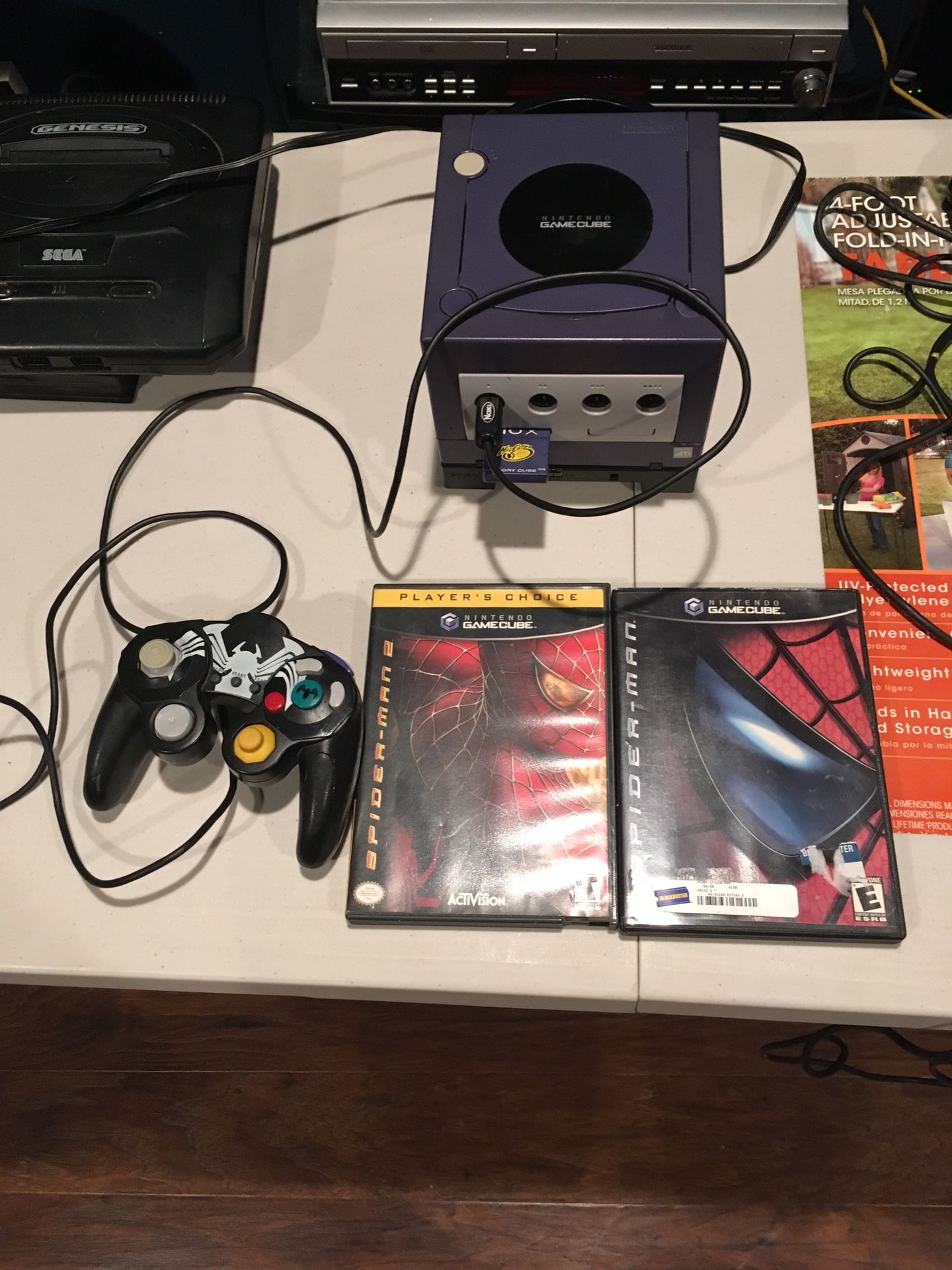 Spiderman gamecube bundle with Spider-Man controller