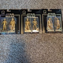 Star Wars Gold Commemorative Edition Figure Set