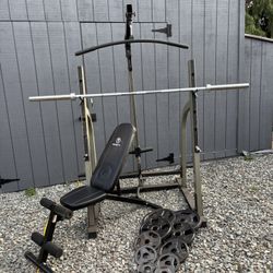 Gym Weights Bar Weight Bench 