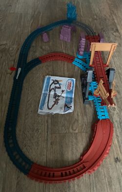 Thomas & Friends Blue and Red Adventure Track Set with Purple Accents