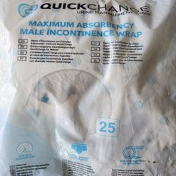 Incontinence Wraps, Packs Of 25