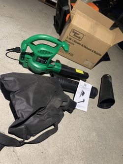 3 In 1 Blower/Mulcher/Vacuum 