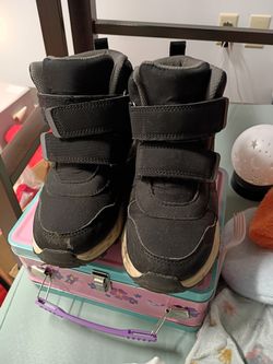 Kids Black Boots 