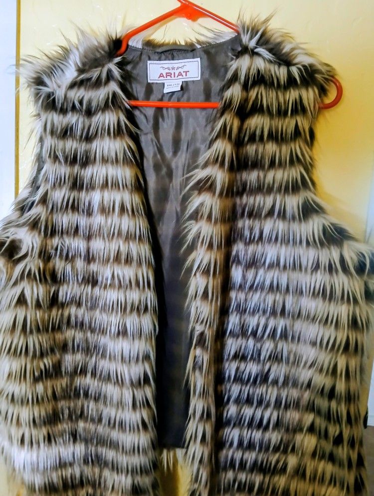 Womens Ariat Fur Vest