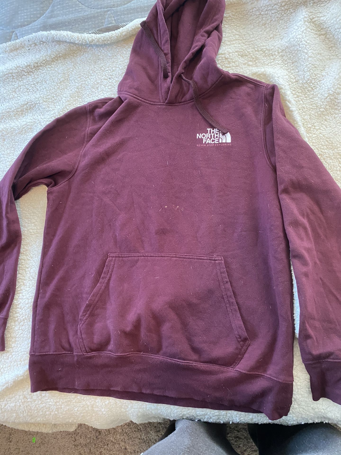 Red North Face Hoodie