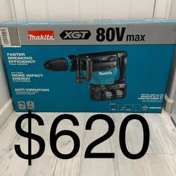 Makita XGT 80v 28lb Demo Hammer Kit