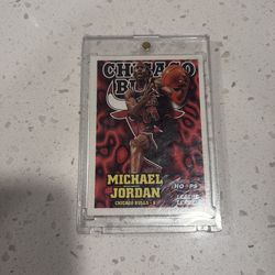 Michael Jordan Chicago Bulls G NBA hoops league league card